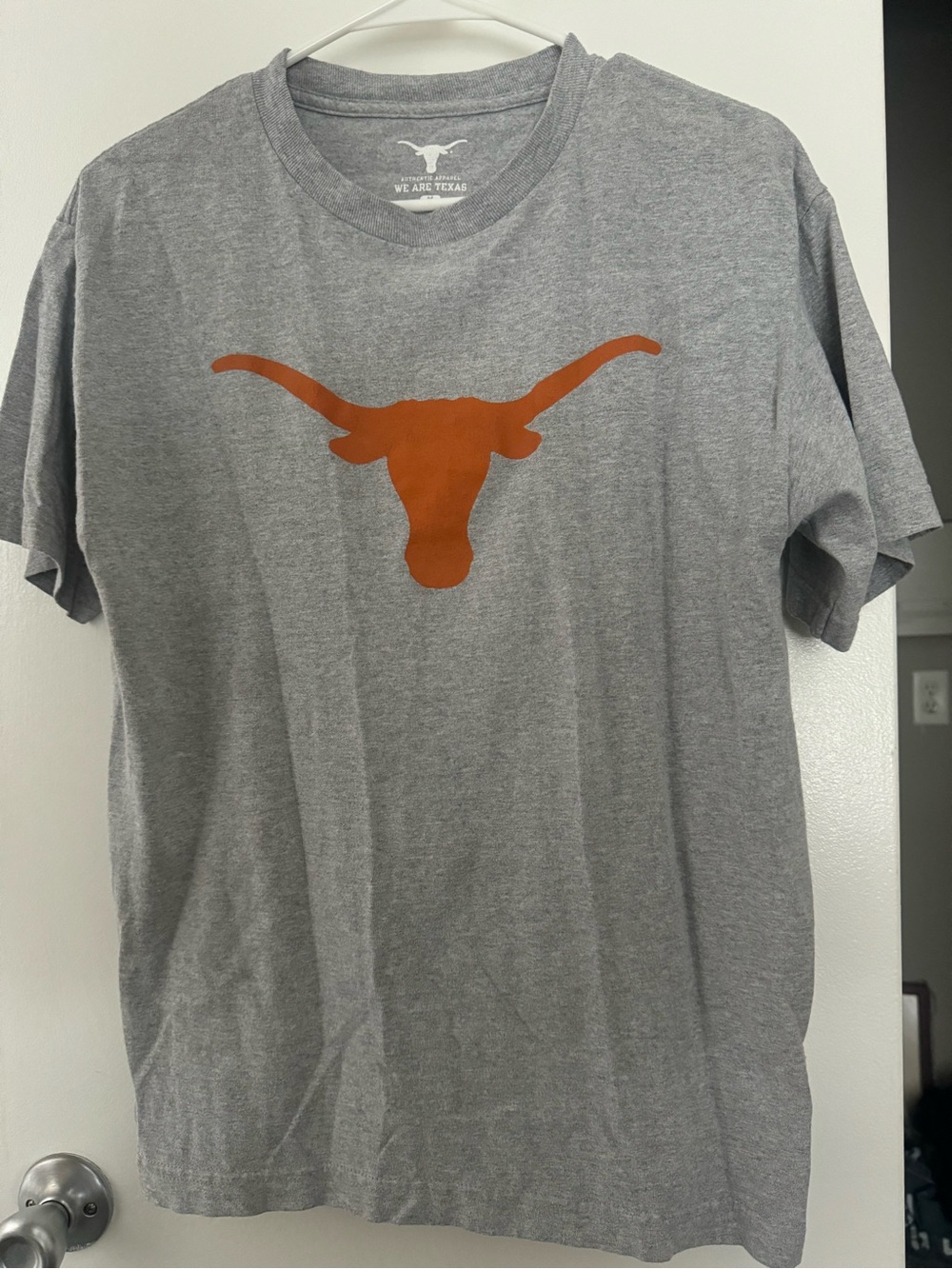 Texas Longhorns Grey Cotton T-Shirt